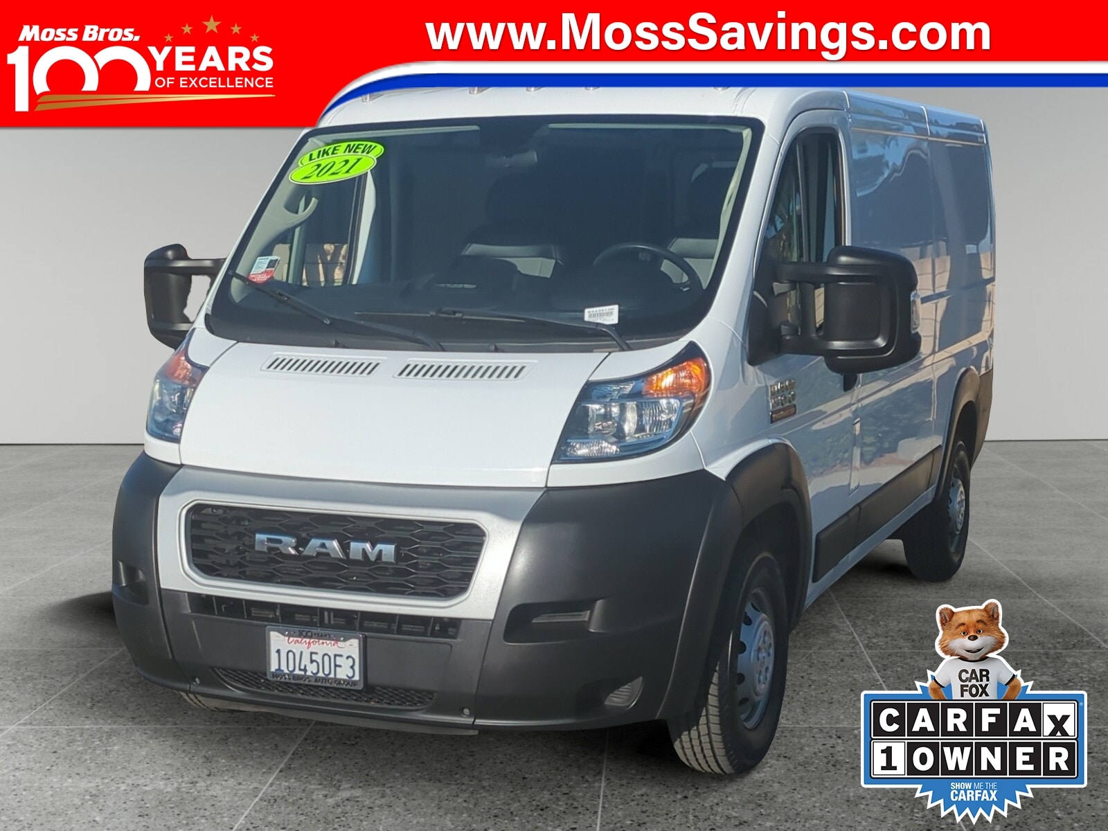 2021 RAM Promaster Cargo Van