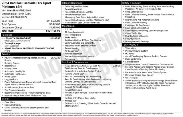 2024 Cadillac Escalade ESV — photo 1 of 1
