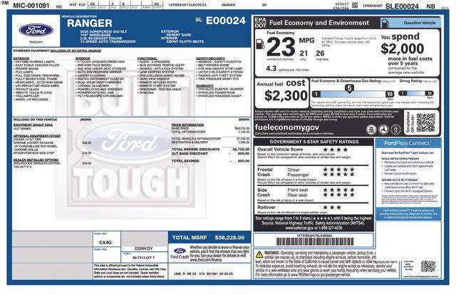 2025 Ford Ranger XLT RWD