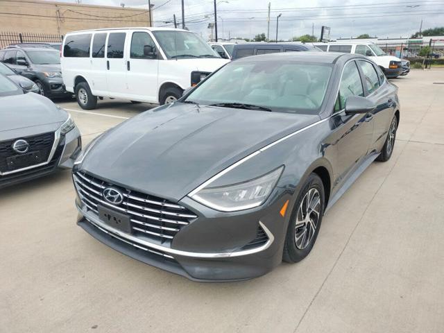 2021 Hyundai Sonata Hybrid Blue
