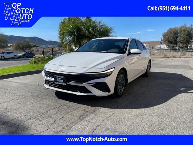 2024 Hyundai Elantra Hybrid Blue