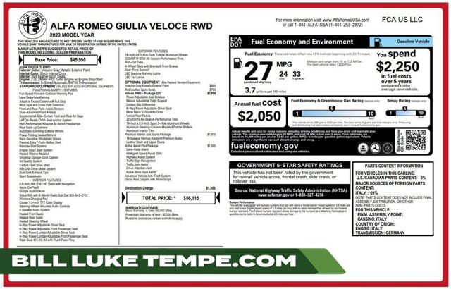 2023 Alfa Romeo Giulia Veloce