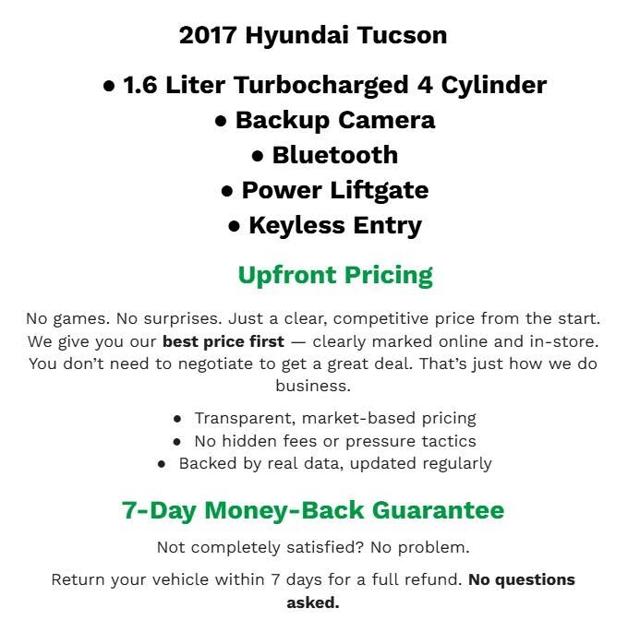 2017 Hyundai Tucson 1.6T Sport FWD