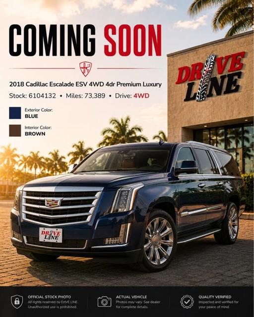 2018 Cadillac Escalade ESV Premium Luxury 4WD