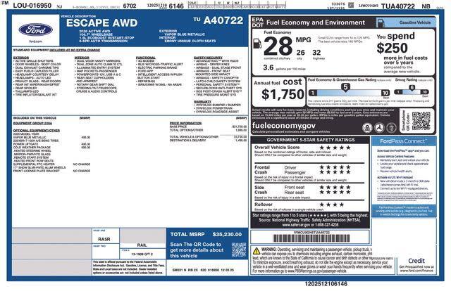 2026 Ford Escape Active AWD