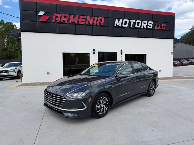 2021 Hyundai Sonata Hybrid Blue