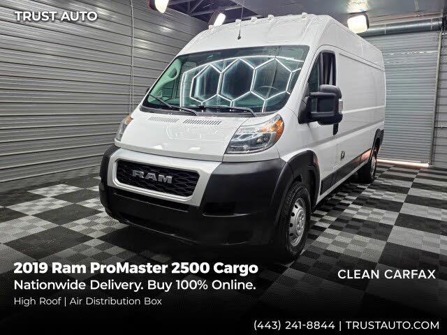 2019 Ram ProMaster Cargo Van 2500 159 High Roof Cargo Van F