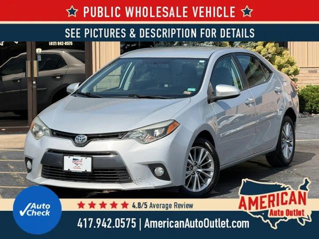 2015 Toyota Corolla LE Plus