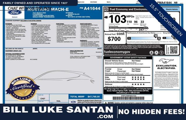 2023 Ford Mustang Mach-E Select RWD