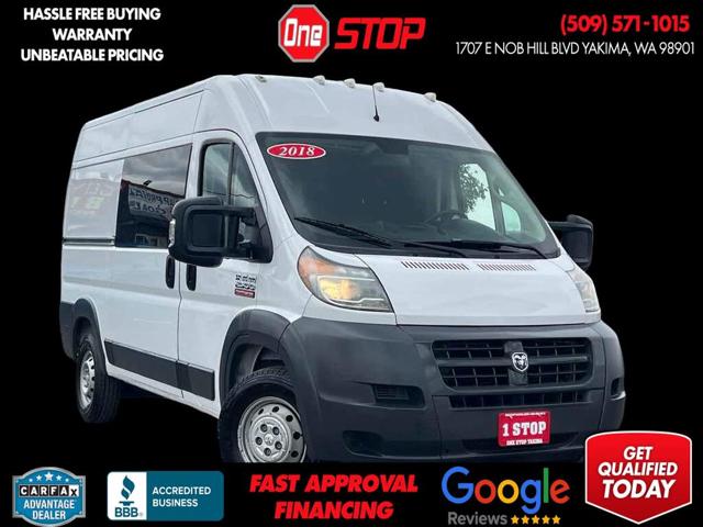 2018 Ram ProMaster Cargo Van 2500 136 High Roof Cargo Van