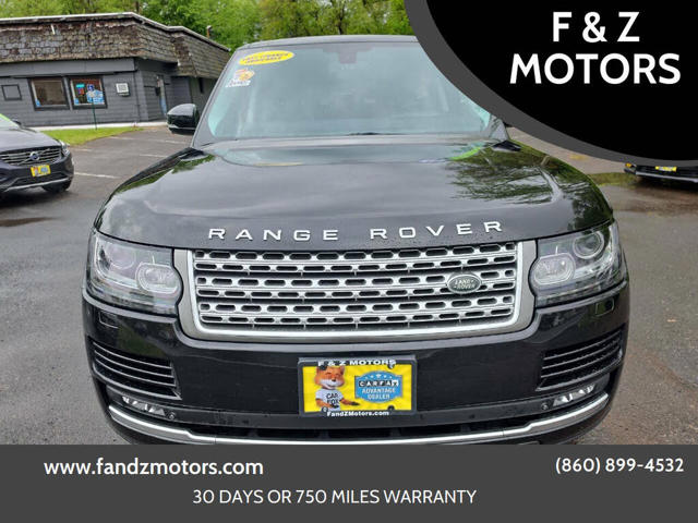 2015 Land Rover Range Rover V8 Supercharged 4WD
