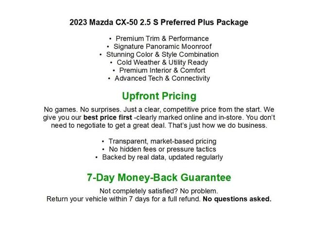 2023 Mazda CX-50 2.5 S Preferred Plus AWD