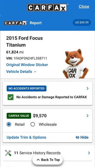 2015 Ford Focus Titanium