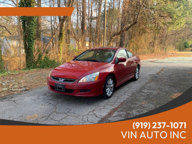 2007 Honda Accord Cpe EX-L V6