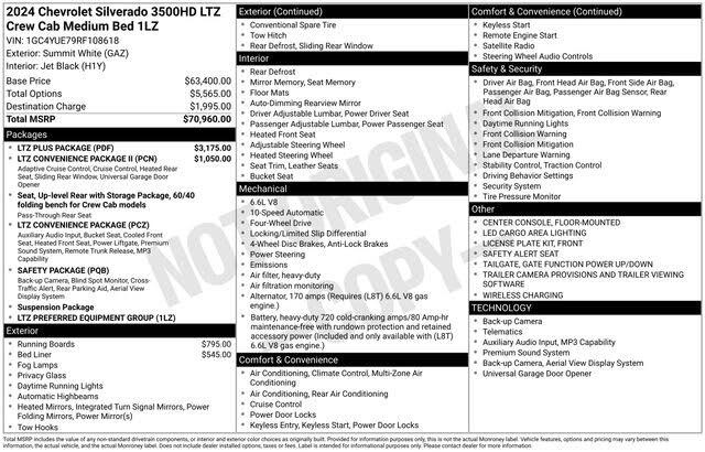 2024 Chevrolet Silverado 3500HD LTZ