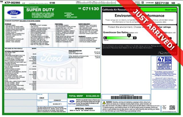 2025 Ford Super Duty F-350 SRW King Ranch