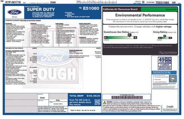 2026 Ford Super Duty F-350 SRW Platinum