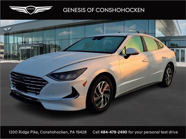 2021 Hyundai Sonata Hybrid Blue