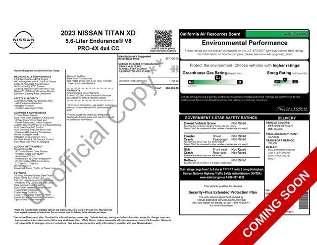 2023 Nissan Titan XD XD PRO-4X