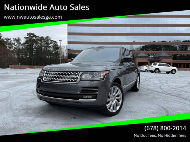 2015 Land Rover Range Rover V8 Supercharged LWB 4WD