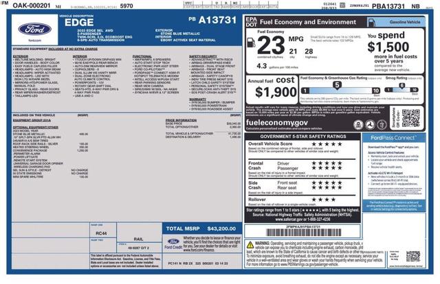 2023 Ford Edge SEL AWD